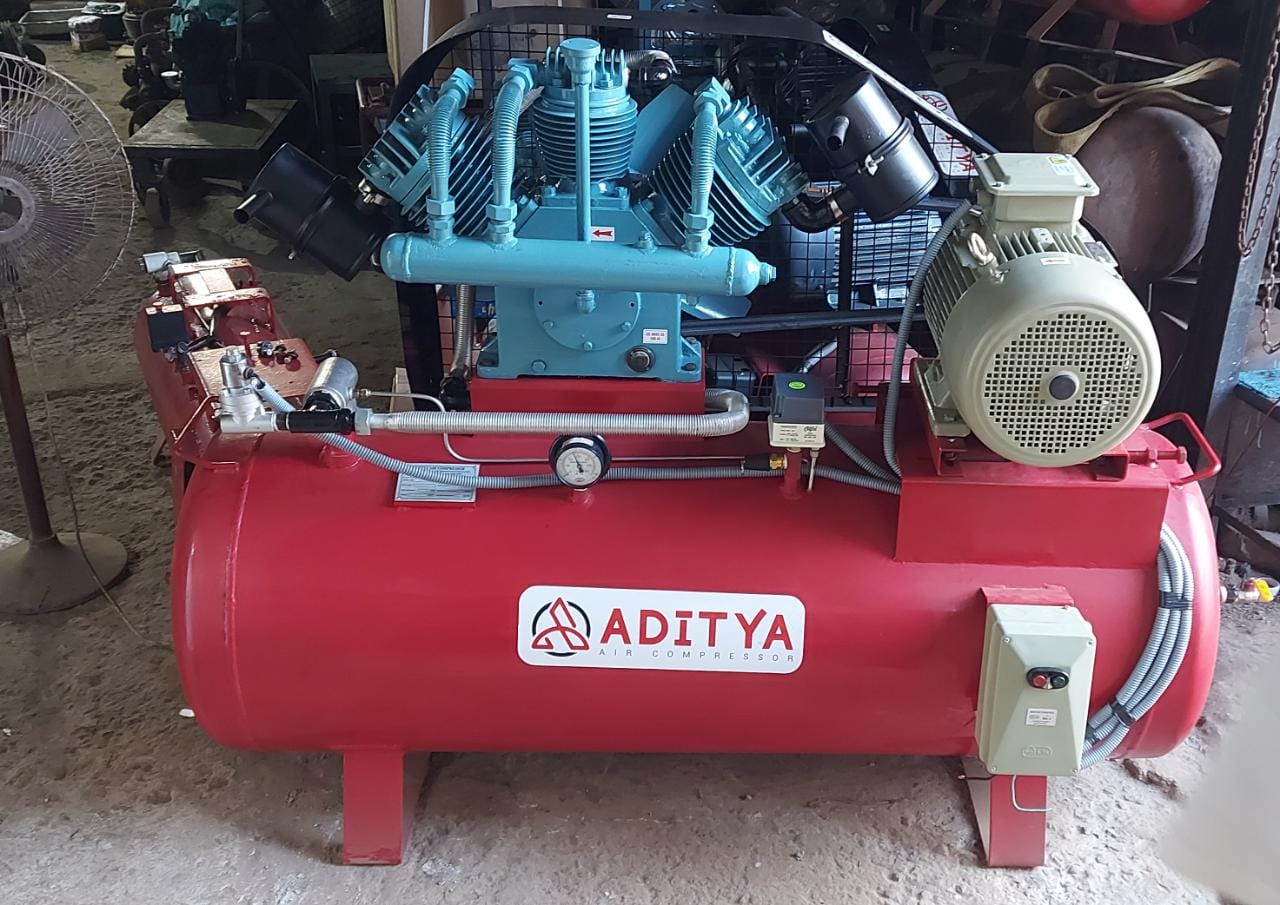 Aditya 15HP Industrial Reciprocating Air Compressor